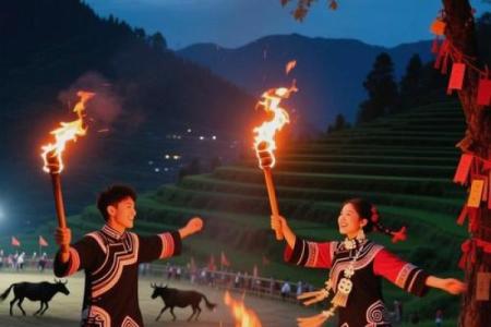 东乡族火把节：燃起希望之火，庆祝丰收习俗