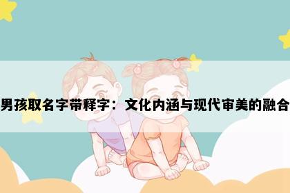 男孩取名字带释字：文化内涵与现代审美的融合
