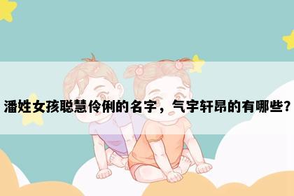 潘姓女孩聪慧伶俐的名字，气宇轩昂的有哪些？