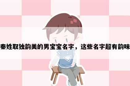 秦姓取独韵美的男宝宝名字，这些名字超有韵味