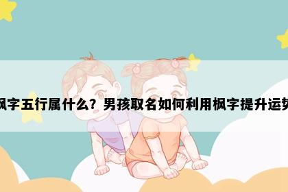 枫字五行属什么？男孩取名如何利用枫字提升运势