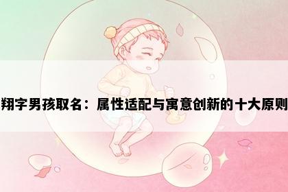 翔字男孩取名：属性适配与寓意创新的十大原则