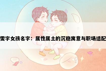 雯字女孩名字：属性属土的沉稳寓意与职场适配