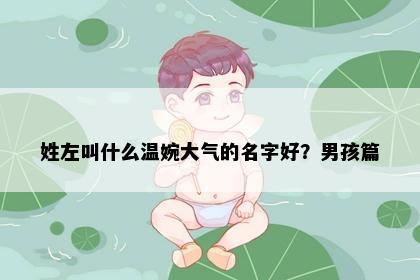 姓左叫什么温婉大气的名字好？男孩篇