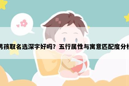 男孩取名选深字好吗？五行属性与寓意匹配度分析